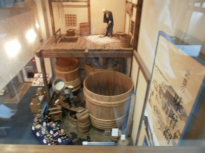 武豊町　歴史民俗資料館　みそ・たまり造り模型