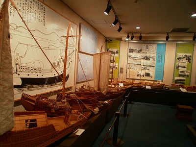 武豊町　歴史民俗資料館　ダンベ船模型